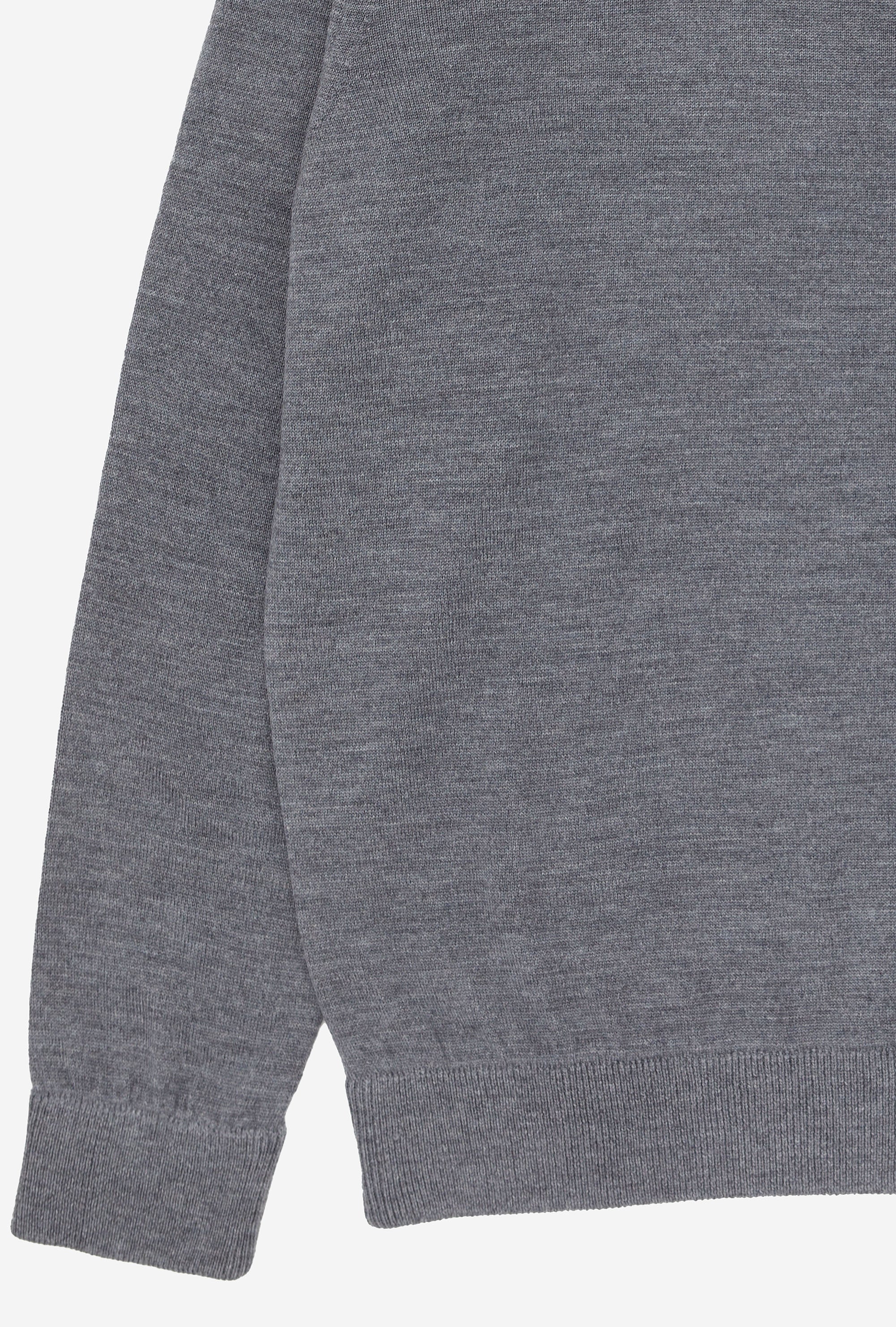 Crewneck Merino Wool Grey - Image 4