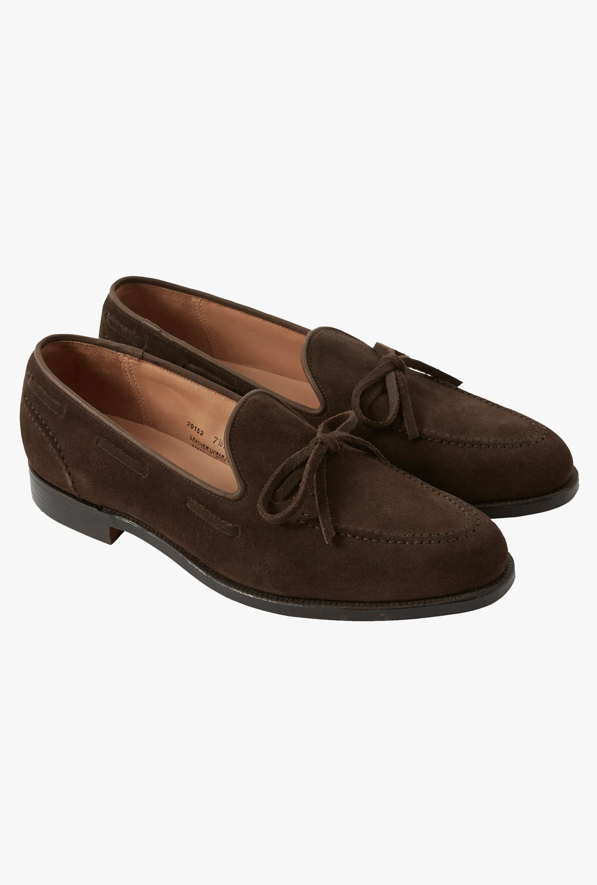 Crockett & Jones Napier Loafer Brown Suede City Sole - Image 3